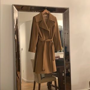 Diane Von Furstenberg Notch Lapel wool blend coat